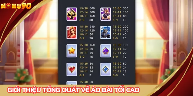 Giới thiệu tổng quát về game slot áo bài tối cao